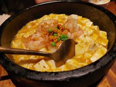 石锅虾球海胆豆腐-山里亲戚(淞虹路店)