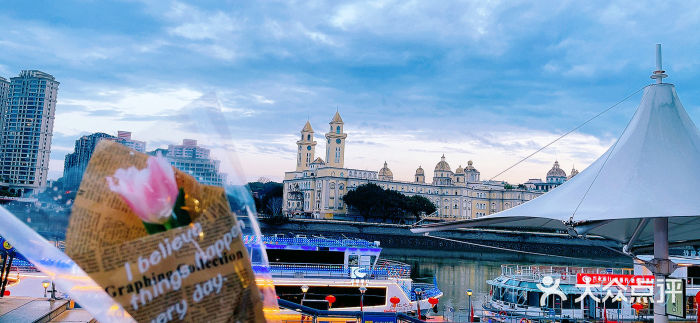 闽江夜游台江旅游码头图片