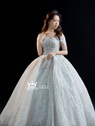 点击看大图 -艾拉·女王婚纱礼服馆