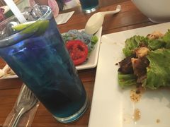 -蝶豆花蓝面条