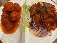 南煎肝拼荔枝肉-文儒九号·闽菜馆(三坊七巷店)