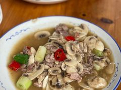 口蘑肉片-明园饭店(福得路店)
