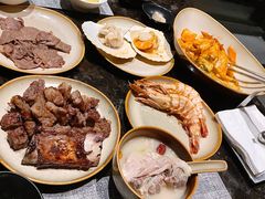 海鲜拼盘-雾山韩式烤肉·海南糟粕&椰子鸡火锅·海景餐厅(三亚绿发山海天JW万豪酒店)