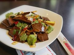 辣炒羊血-老牌坊•鲁菜名店•地道济南菜(大观园商埠店)