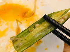蒜蓉蒸秋葵-北京老铺烤鸭(高新店)
