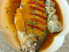 自腌酸椒蒸潮州翘嘴鱼-潮上潮(南中环店)