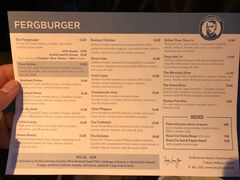 菜单-Fergburger(皇后镇店)