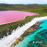 搭乘小型飞机,沿着海岸线飞行不远