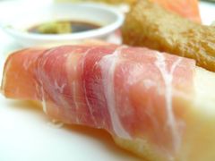 火腿裹香瓜-亮马河饭店翠雅咖啡厅