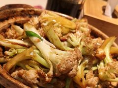 干锅有机花菜-杏花堂·山西菜馆(晋中万达店)