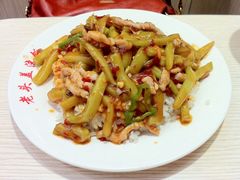 鱼香肉丝盖浇饭-老头盖浇饭(南京新街口明瓦廊宏光酒店店)