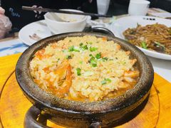 石板蒜蓉虾-小菜园新徽菜(芜湖镜湖苏宁店)