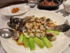 蒜香古法蒸老虎斑-北京厨房(SKP店)