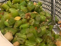 翠绿翠绿的榄菜豆角-三亚湾假日度假酒店·中餐厅