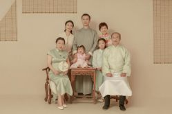 -时光纪亲子全家福照相馆(静安店母女写真父母纪念照)