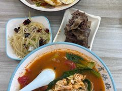 番茄鸡蛋手擀蛋清面-肖妈妈手擀面(武夷店)
