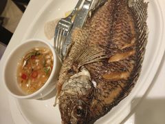 干煎青鲷鱼鱼露汁-新旺茶餐厅·早餐·夜宵(仙霞店)