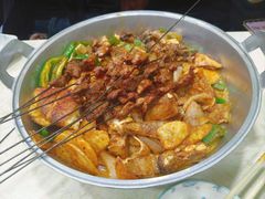 -尕有炕锅烤羊肉