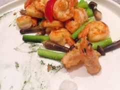 黑鸡枞煎炒深海虾球-三利音·浦之舟(滨江大道店)