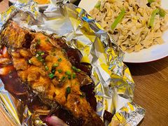 金牌锡纸鲈鱼-金掌勺锅包肉(太原万达店)
