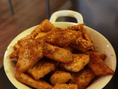 炸馕-满格嗦新疆椒麻鸡火锅.炒米粉(川大江安校区店)