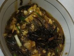葱油韭黄蛤蜊拌面-明呈黄鱼面馆(斜土路店)