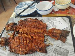 秘制炭火烤虹鳟鱼-遇见小院·长思缘农家院(怀柔店)