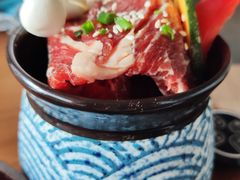 特选壶渍带骨牛排-炎蔵牛舌烤肉