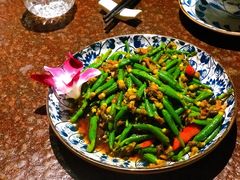 榄菜肉末黄瓜花-上楼私房菜(院士路店)