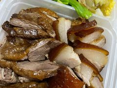 鹅腿拼卤肉饭-乌文新澄海卤鹅店