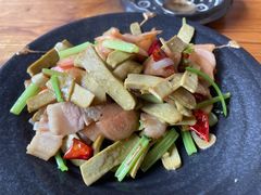 酸萝卜有机豆干炒肉-汤厨(五道营店)