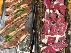 调味牛五花-黑牛の店·和牛烧肉(大悦城店)