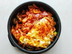 泡菜五花肉拌饭-中央财经大学-食堂