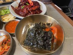 -草家酱蟹炭火烤肉店(珲春南路一店)