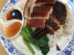 烧鹅双拼饭-棋哥烧鹅餐室(发昌大厦店)