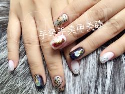 -手牵手美甲
