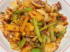 酸萝卜墨鱼仔-肥三土菜馆(五四广场店)