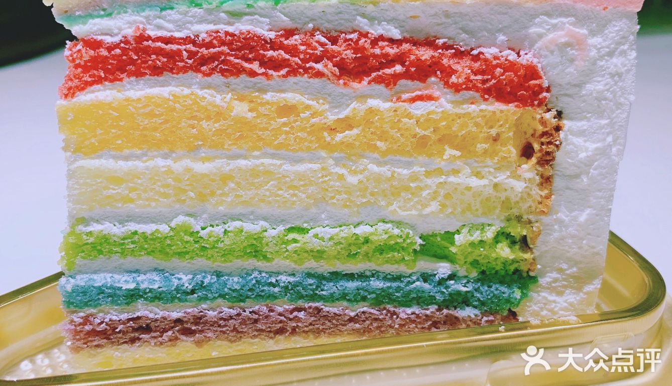 少女心爆棚的彩虹蛋糕🌈
