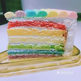 少女心爆棚的彩虹蛋糕🌈