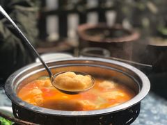 鱼浮浓汤-国生茶庄·地道农家菜团建活动