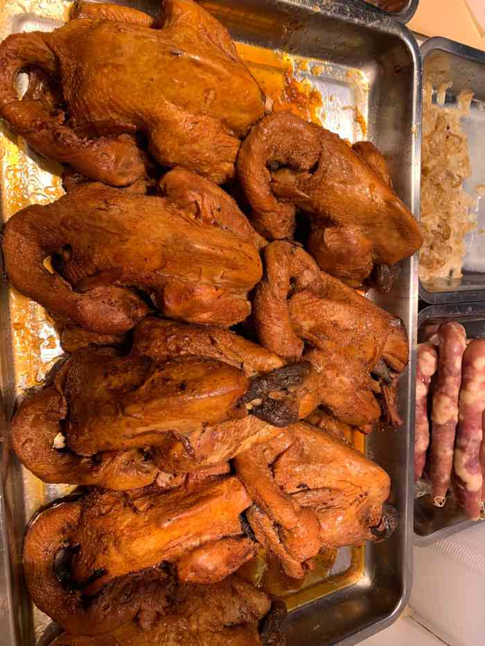 狼山烧鸡-"我是看了电视里的介绍,所以来拔草,说是正.