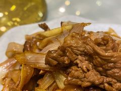 葱爆羊肉-南来顺饭庄·清真(南菜园店)