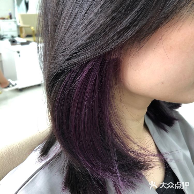 挂耳式，挑染式