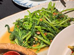水豆豉炒茼蒿菜-山石榴·贵州菜(丰盛里店)