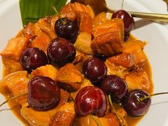 车厘子烧五花肉-甜阿姨·天台花园私房菜(万松园店)