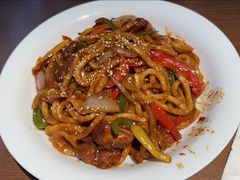 双椒鸡炒乌冬面-魏客咖啡(中铁中心店)