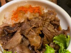 柚子拌肥牛-炼火烤肉店