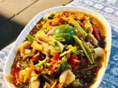 老挝舂鸡脚-半坡九号老挝冰咖啡