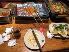 -路边摊小炉子烧烤