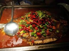 -探鱼·鲜青椒爽麻烤鱼(西南商都店)